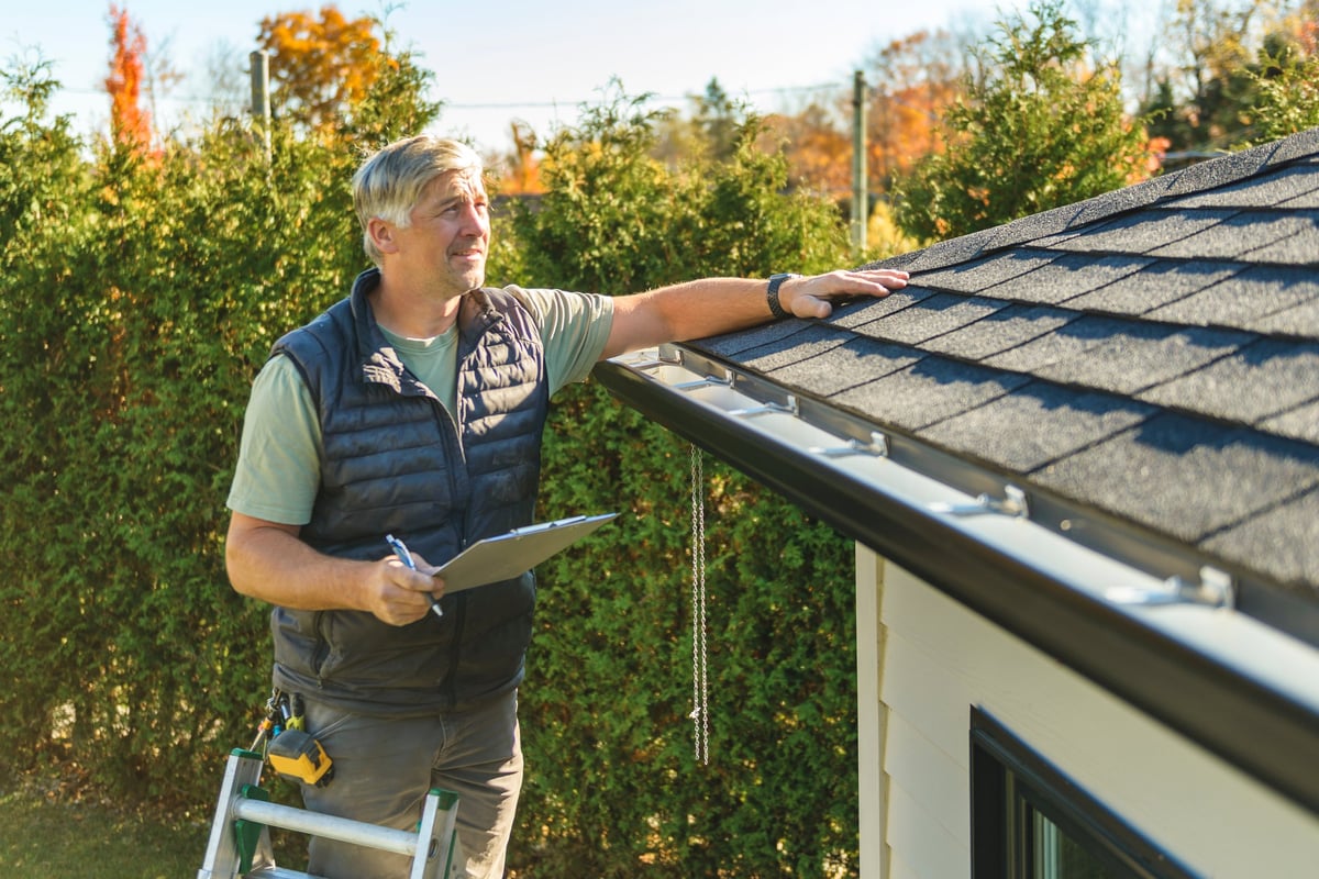 Professional roof inspection